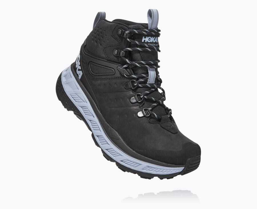 Hoka One One Turisticke Topanky Damske Čierne - Stinson Mid GORE-TEX - 91670-MIRA